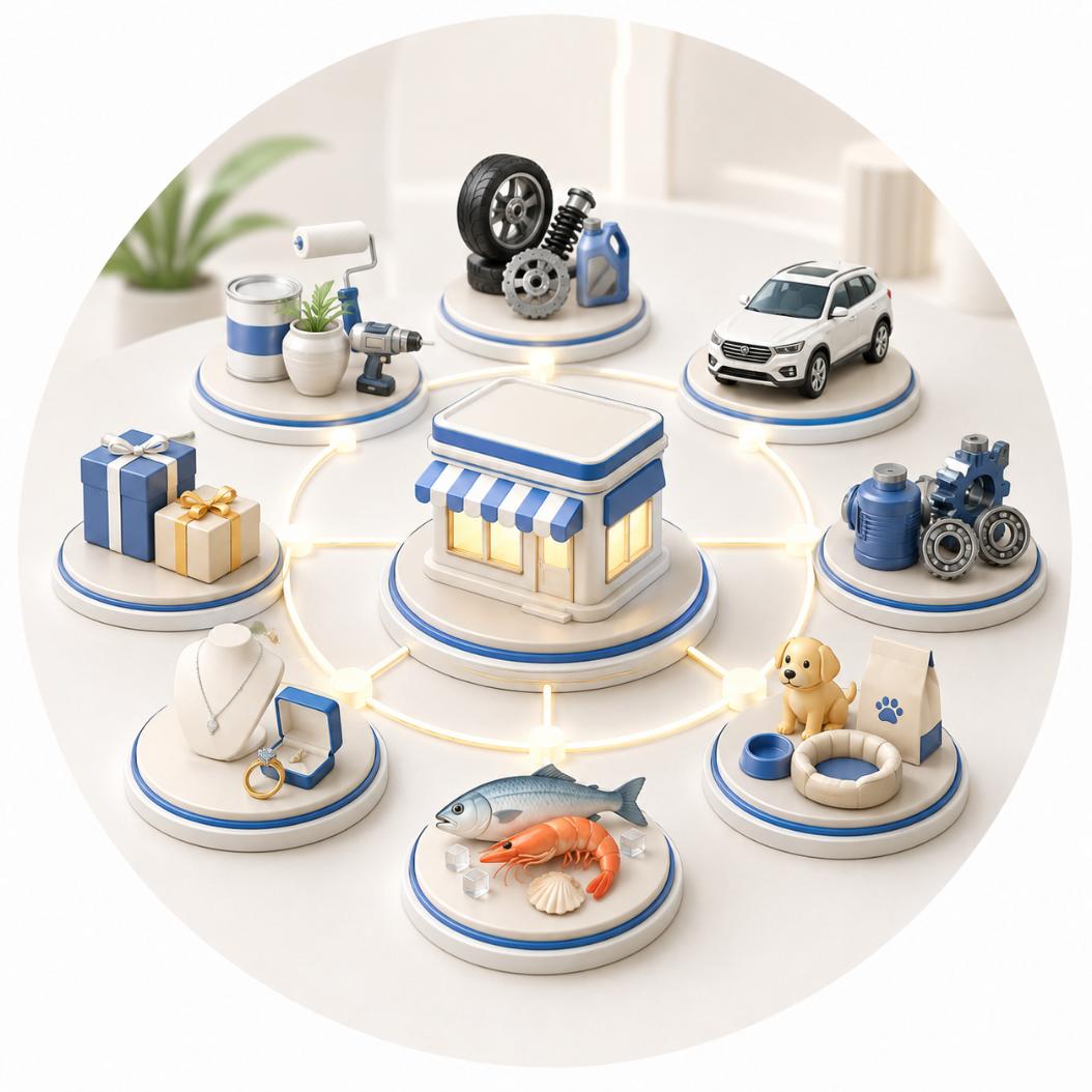 Hệ sinh thái 1Retail – Các nền tảng bán lẻ trực thuộc