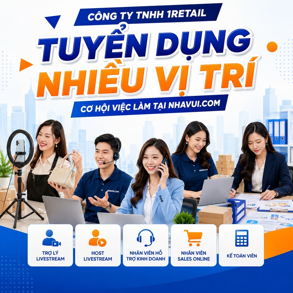 Tuyển dụng Công ty TNHH 1Retail – Cơ hội việc làm tại Nhavui.com