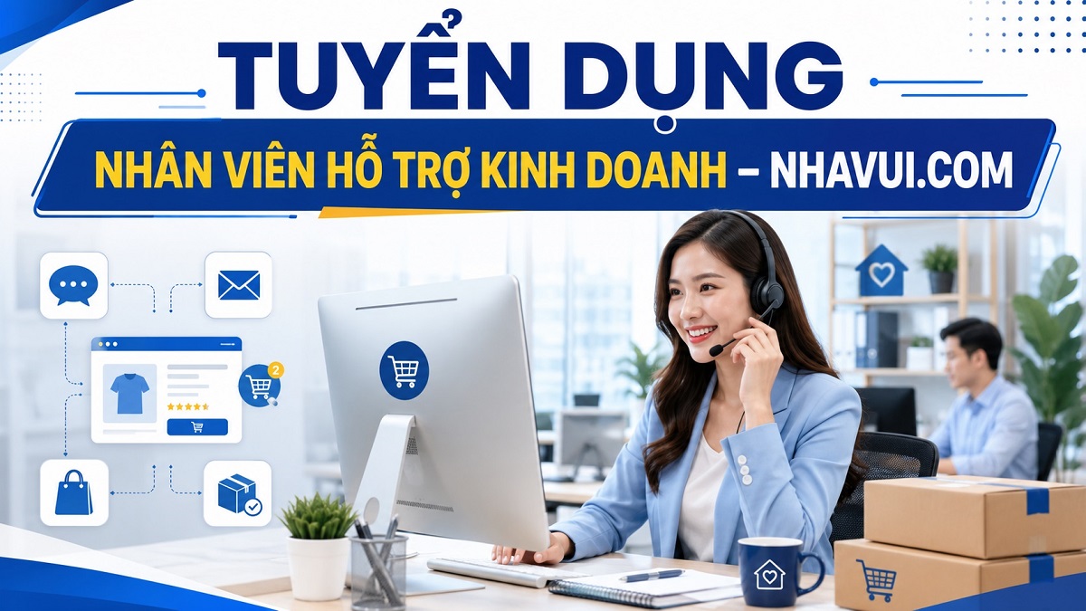 Nhân viên hỗ trợ kinh doanh - Nhavui.com