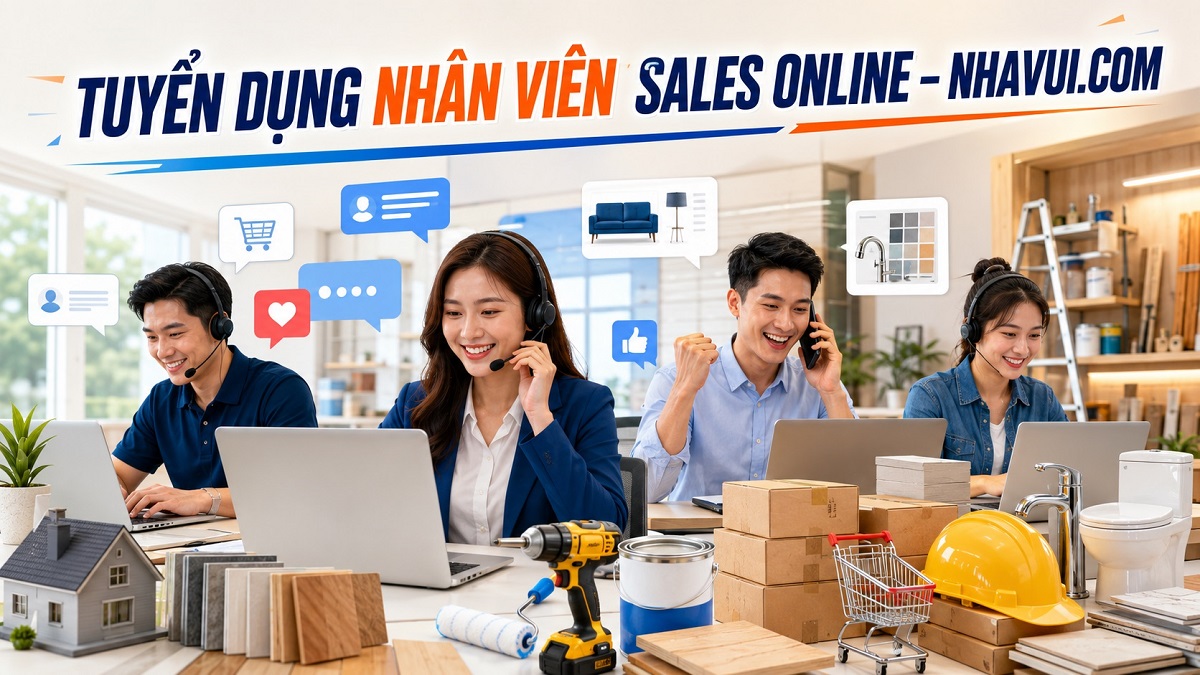 Nhân viên Sales Online - Nhavui.com