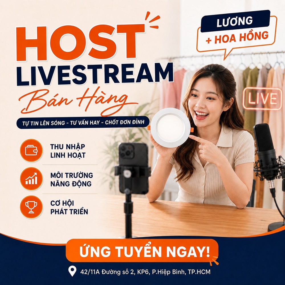 Host Livestream Bán Hàng